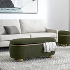 Banc de rangement ottoman, Banc de rangement capitonné pour bout de lit avec rangement et assise, Grand banc de rangement pour couvertures pour repose-pieds
