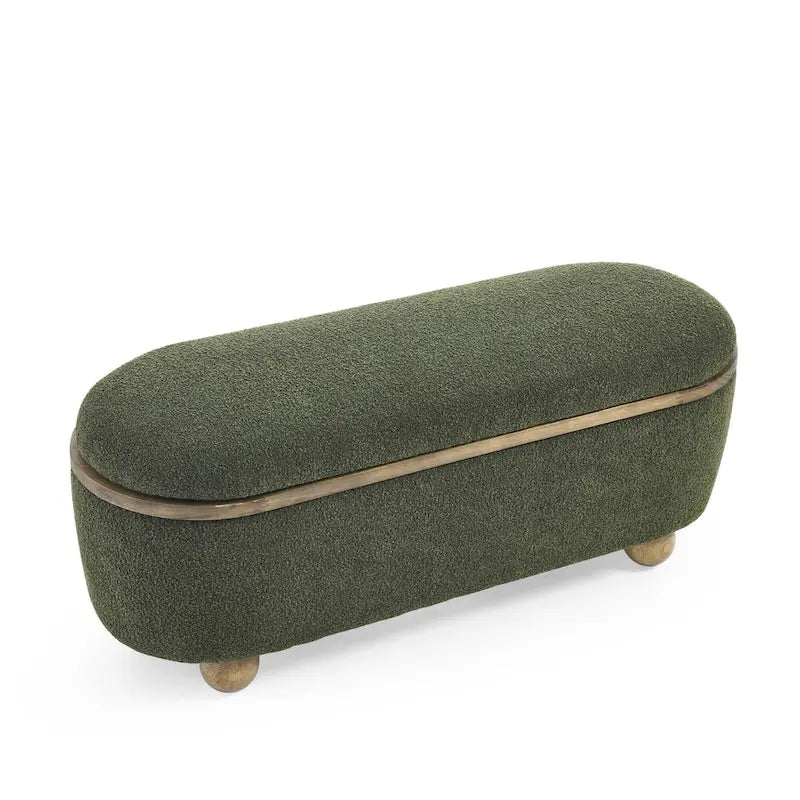 Banc de rangement ottoman, Banc de rangement capitonné pour bout de lit avec rangement et assise, Grand banc de rangement pour couvertures pour repose-pieds