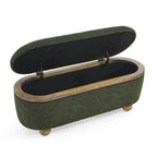 Banc de rangement ottoman, Banc de rangement capitonné pour bout de lit avec rangement et assise, Grand banc de rangement pour couvertures pour repose-pieds