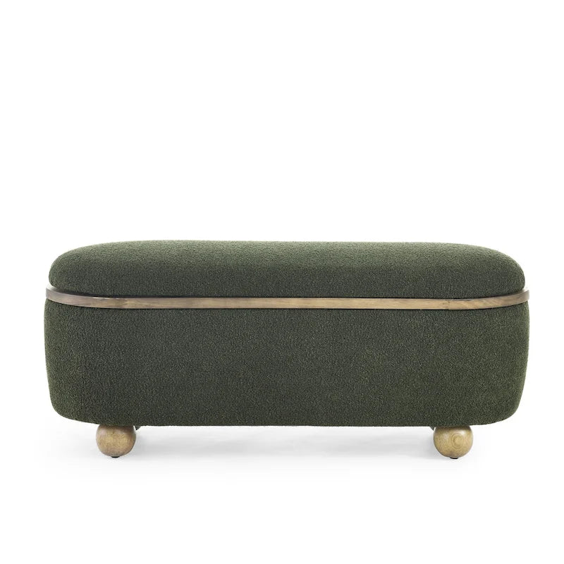 Banc de rangement ottoman, Banc de rangement capitonné pour bout de lit avec rangement et assise, Grand banc de rangement pour couvertures pour repose-pieds