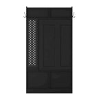 Porte-manteau avec 6 crochets, banc d'entrée, banc de rangement, pour entrée, couloir