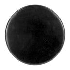 HomeRoots 20 Table d'appoint piédestal ronde en bois massif noir - 15' X '20.1' X '15