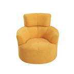 Fauteuil pivotant à 360° en tissu, fauteuil d'appoint crapaud