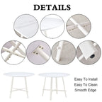 42 Table à manger ronde minimaliste et moderne