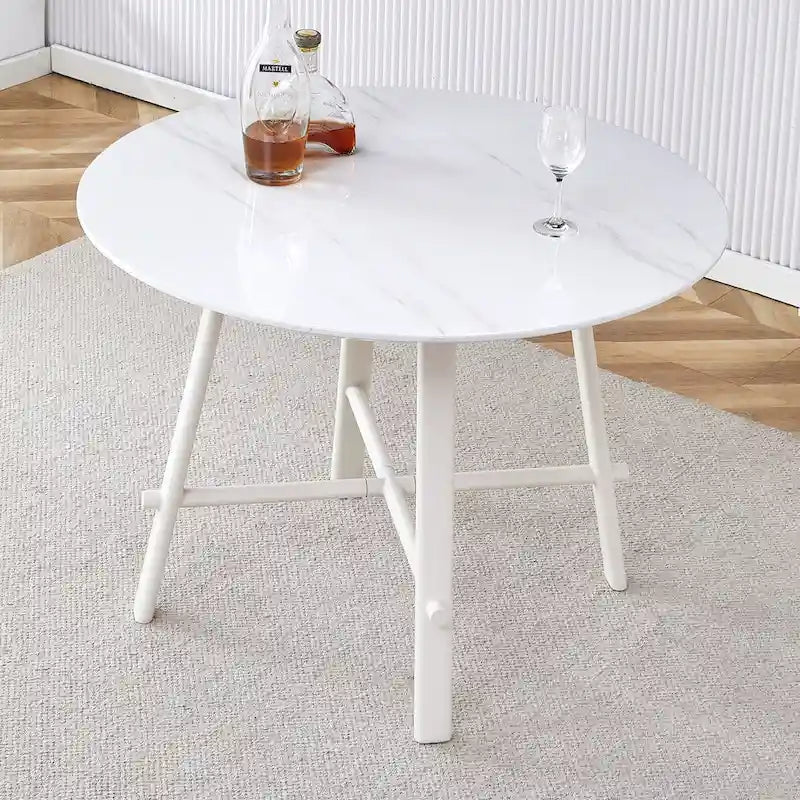 42 Table à manger ronde minimaliste et moderne