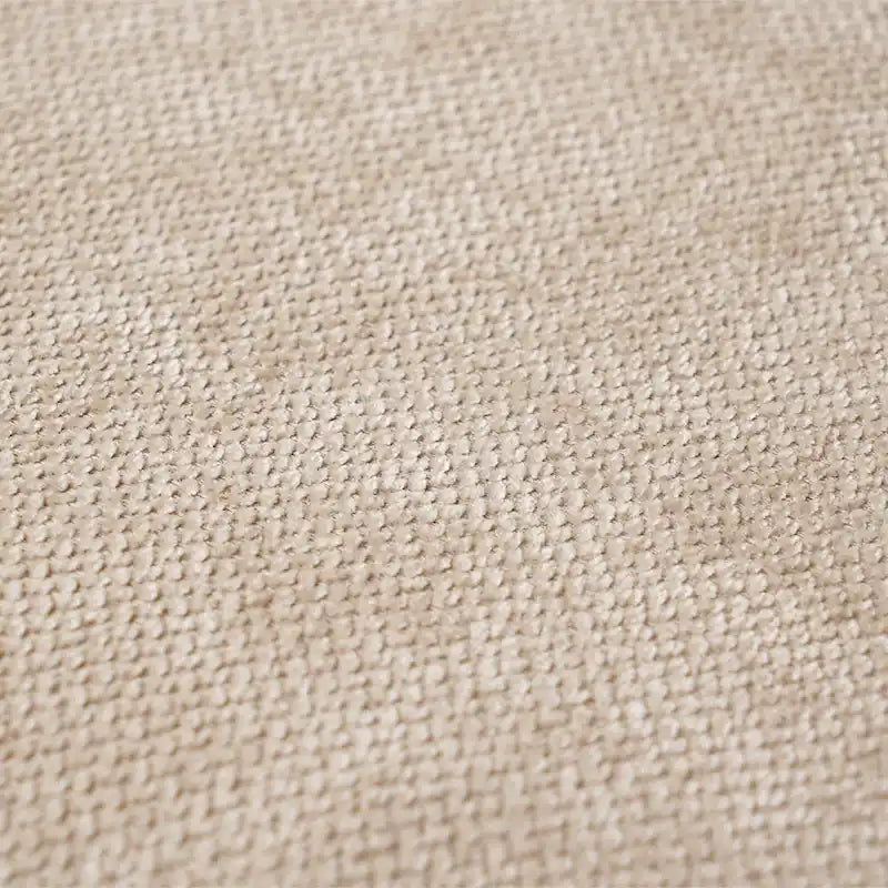 Canapé d'angle minimaliste en lin garni de duvet, canapé nuage en forme de U avec coussins