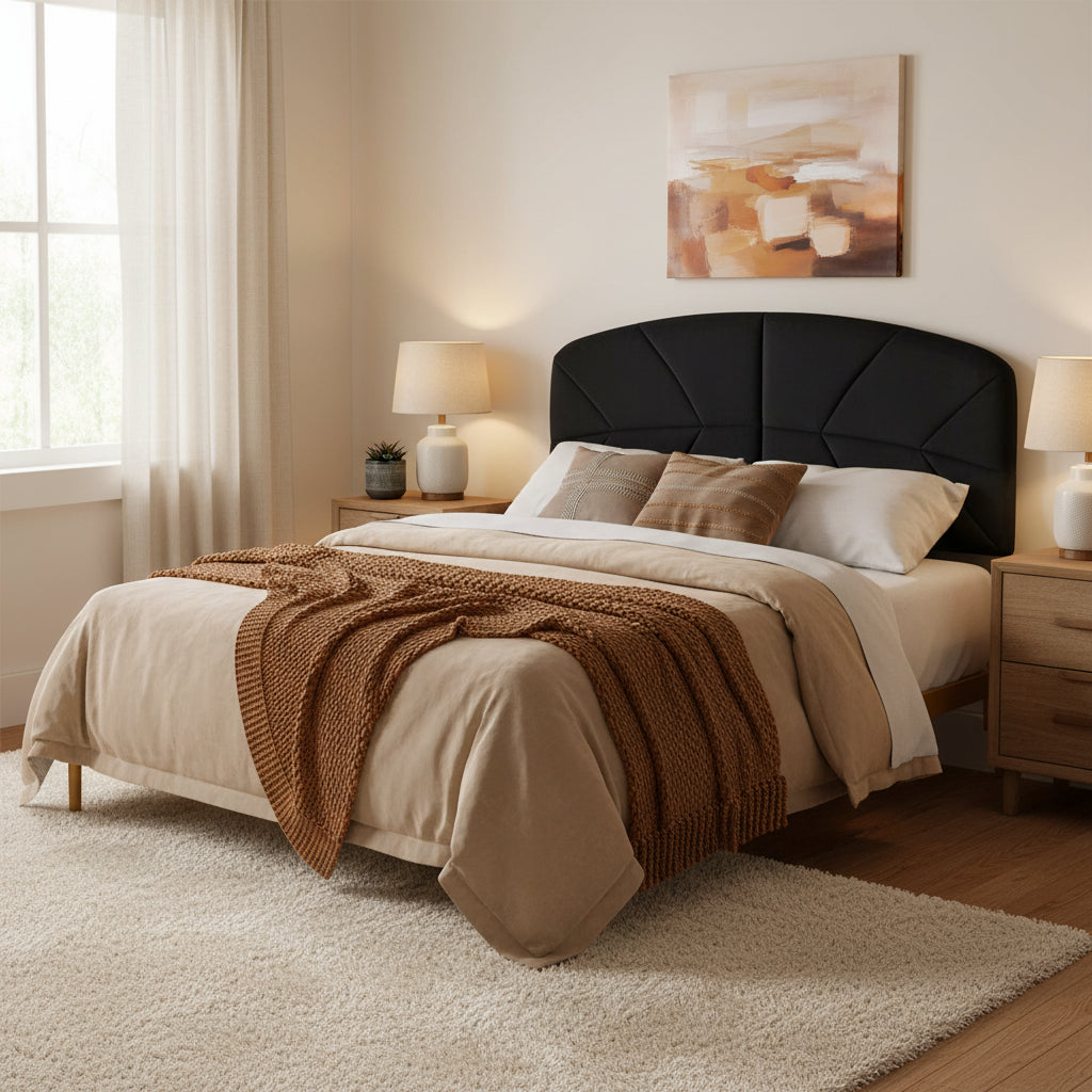 Silver Orchid Ralston Queen Upholstered Headboard