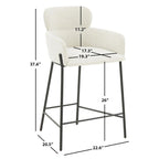 Tabouret de comptoir Sejada 26 pouces