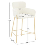 Tabouret de comptoir Sejada 26 pouces