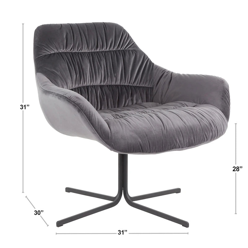 Fauteuil pivotant Wayne