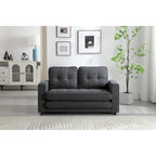 Canapé-lit convertible 3 plis en velours moelleux - 31,10 x 55,00 x 31,00