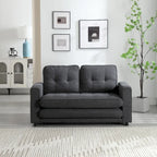 Canapé-lit convertible 3 plis en velours moelleux - 31,10 x 55,00 x 31,00