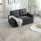 Canapé-lit convertible 3 plis en velours moelleux - 31,10 x 55,00 x 31,00