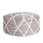 Kirkwood Lake Pouf Ottoman Bleu 22 Pouces - Repose-Pieds Fait à la Main pour Salon, Chambre, Chambre de Bébé, Chambre d'Enfant