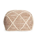 Kirkwood Lake Pouf Ottoman Bleu 22 Pouces - Repose-Pieds Fait à la Main pour Salon, Chambre, Chambre de Bébé, Chambre d'Enfant