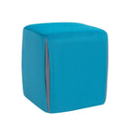 Petit repose-pieds ottoman de 14 po – Pouf ottoman avec siège en velours