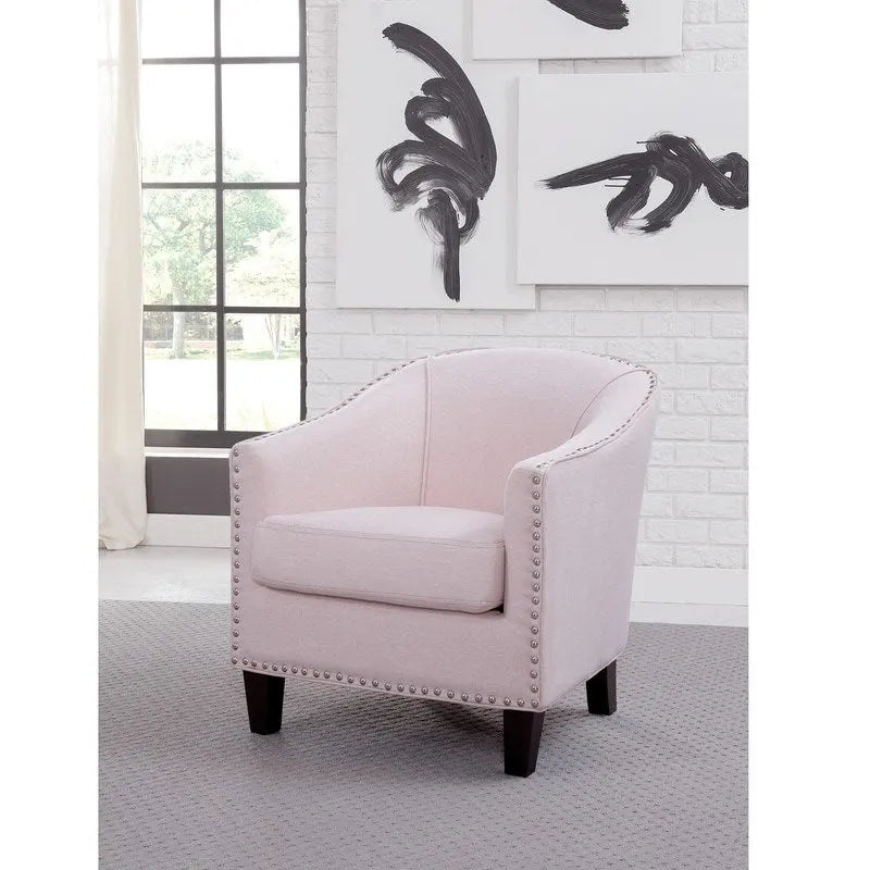 Grafton Home Giles Accent Chair with Nailhead Trim