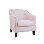 Fauteuil Giles avec clous décoratifs
