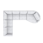 Canapé d'angle modulable Laguna 165,5 avec méridienne