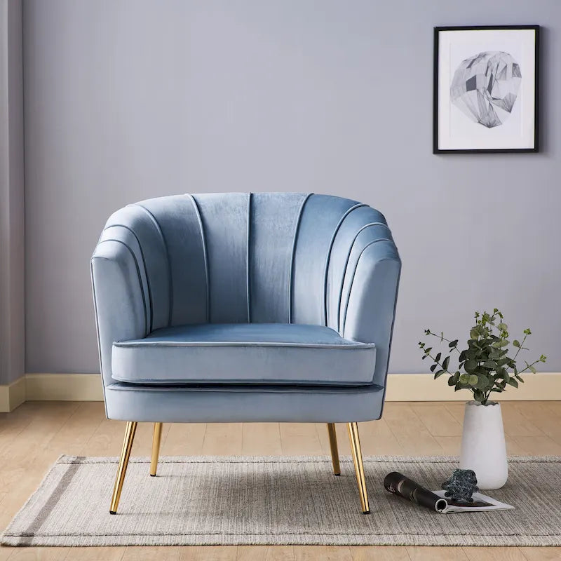 Fauteuil d'appoint contemporain rembourré Delicia