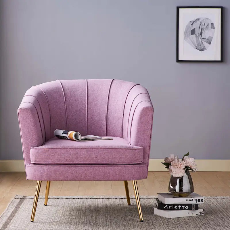Fauteuil d'appoint contemporain rembourré Delicia