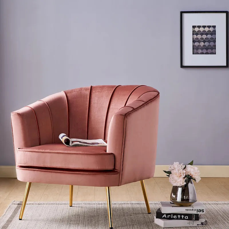 Fauteuil d'appoint contemporain rembourré Delicia