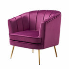 Fauteuil d'appoint contemporain rembourré Delicia