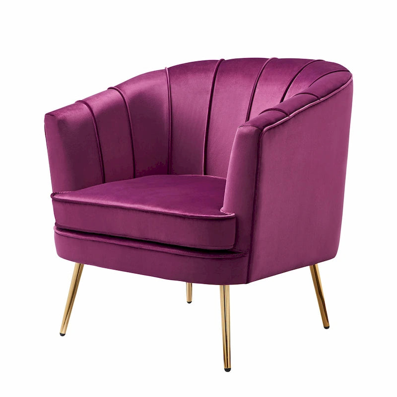 Fauteuil d'appoint contemporain rembourré Delicia