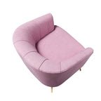 Fauteuil d'appoint contemporain rembourré Delicia