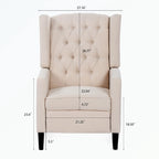 Fauteuil inclinable manuel à oreilles