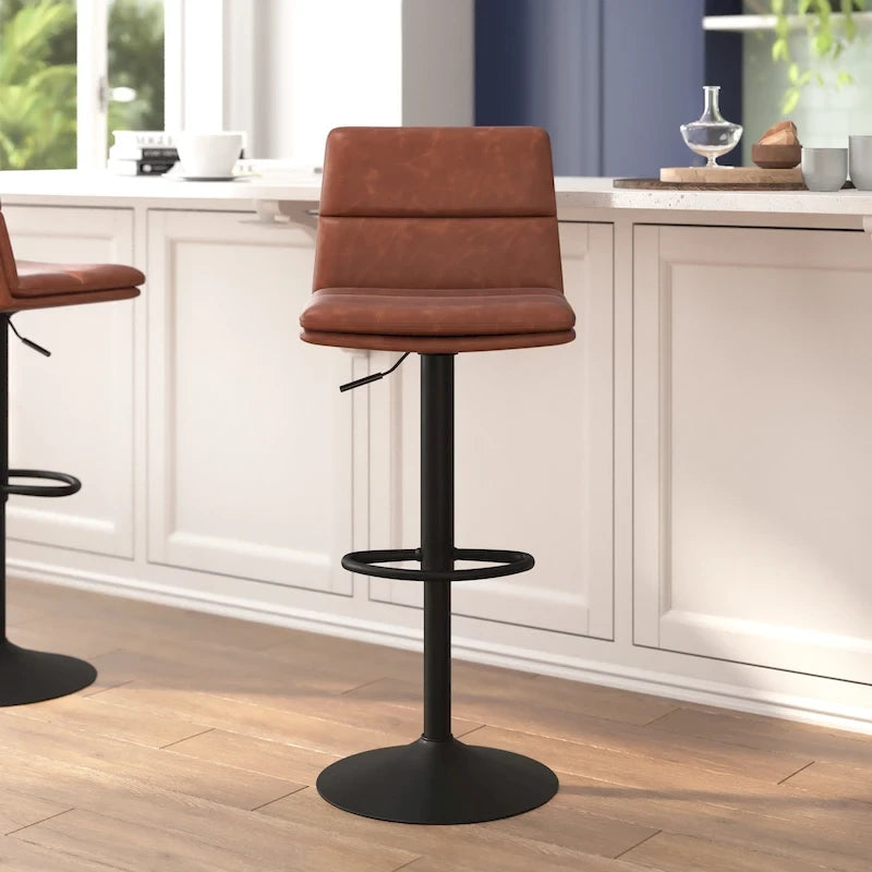 Tabourets de bar commerciaux sans accoudoirs à hauteur réglable