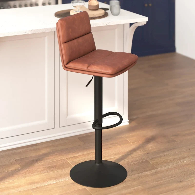 Tabourets de bar commerciaux sans accoudoirs à hauteur réglable