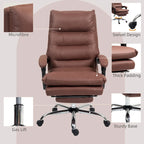 Chaise de bureau de massage inclinable chauffante à vibrations en microfibre