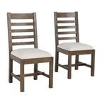 Chaise de salle à manger en bois rembourrée Quincy
