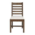 Chaise de salle à manger en bois rembourrée Quincy