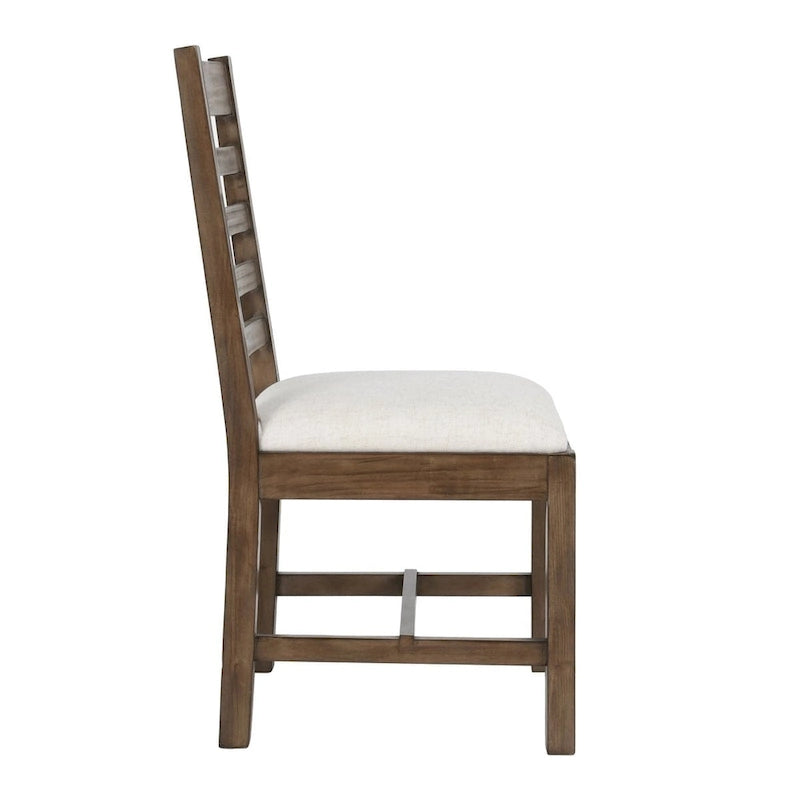Chaise de salle à manger en bois rembourrée Quincy
