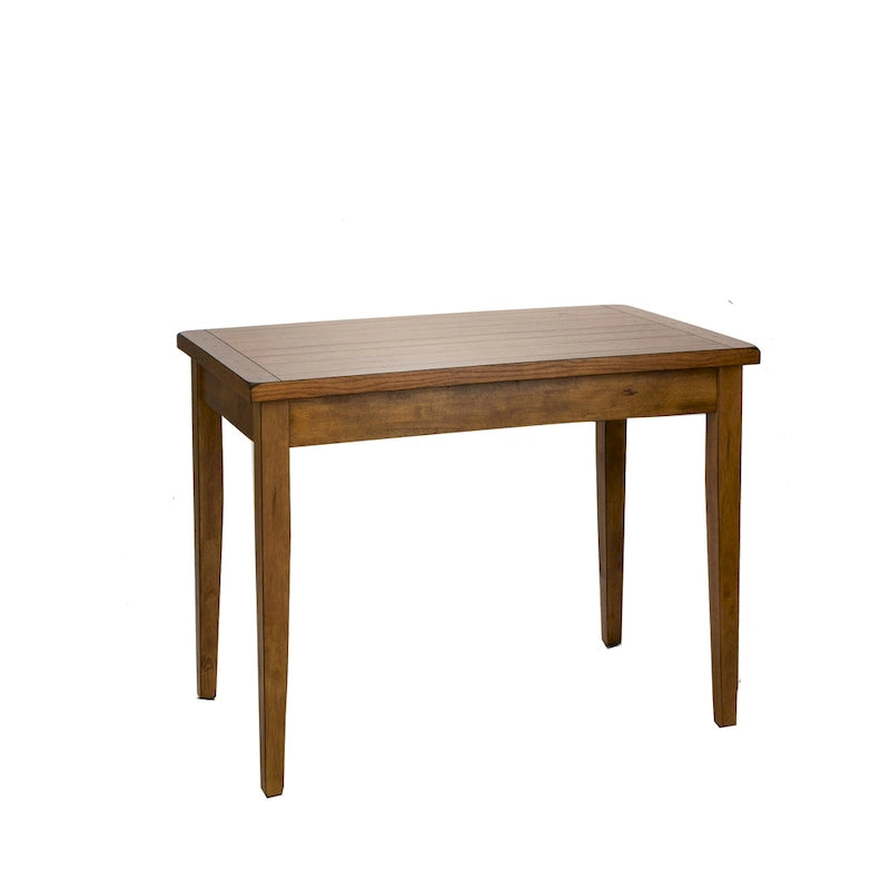 Table de salle à manger plateau massif dossier gerbe chêne rustique