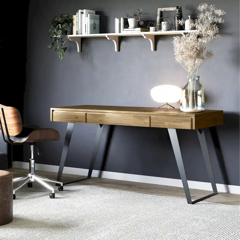 Bureau Mitchell Modern Industrial de 54 pouces de largeur