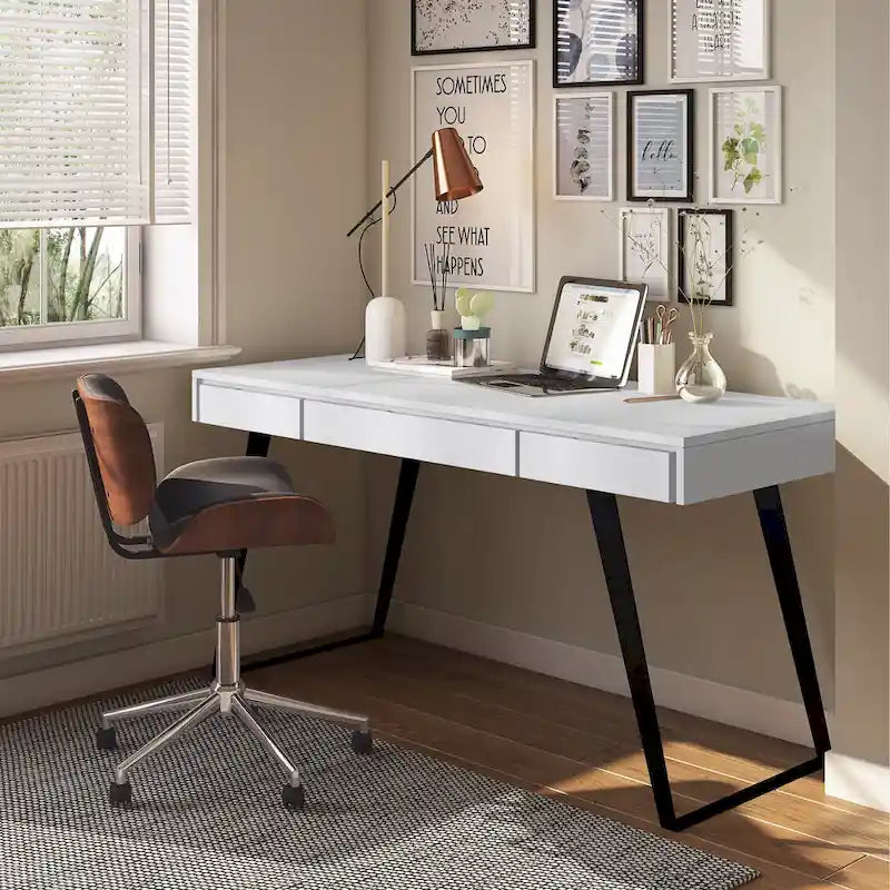 Bureau Mitchell Modern Industrial de 54 pouces de largeur