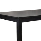 Table à manger noire Wilmington