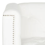 Fauteuil club transparent/Kamilah White – 31,9 x 33,9 x 29,9