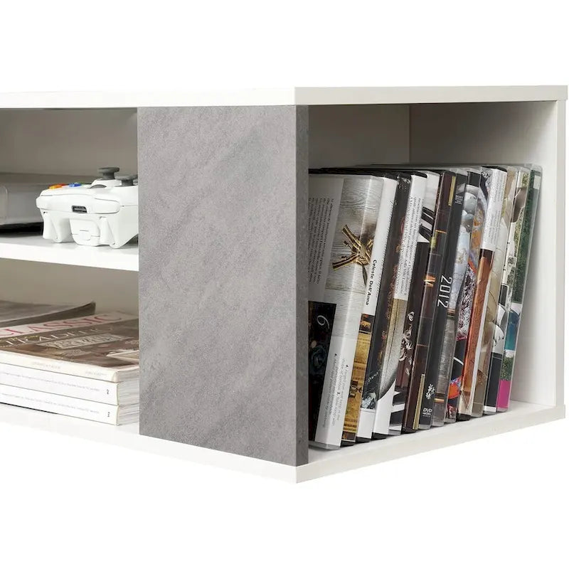 Meuble TV flottant, étagère murale, meuble de divertissement, buffet flottant sous TV, 99 cm