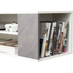Meuble TV flottant, étagère murale, meuble de divertissement, buffet flottant sous TV, 99 cm