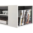 Meuble TV flottant, étagère murale, meuble de divertissement, buffet flottant sous TV, 99 cm