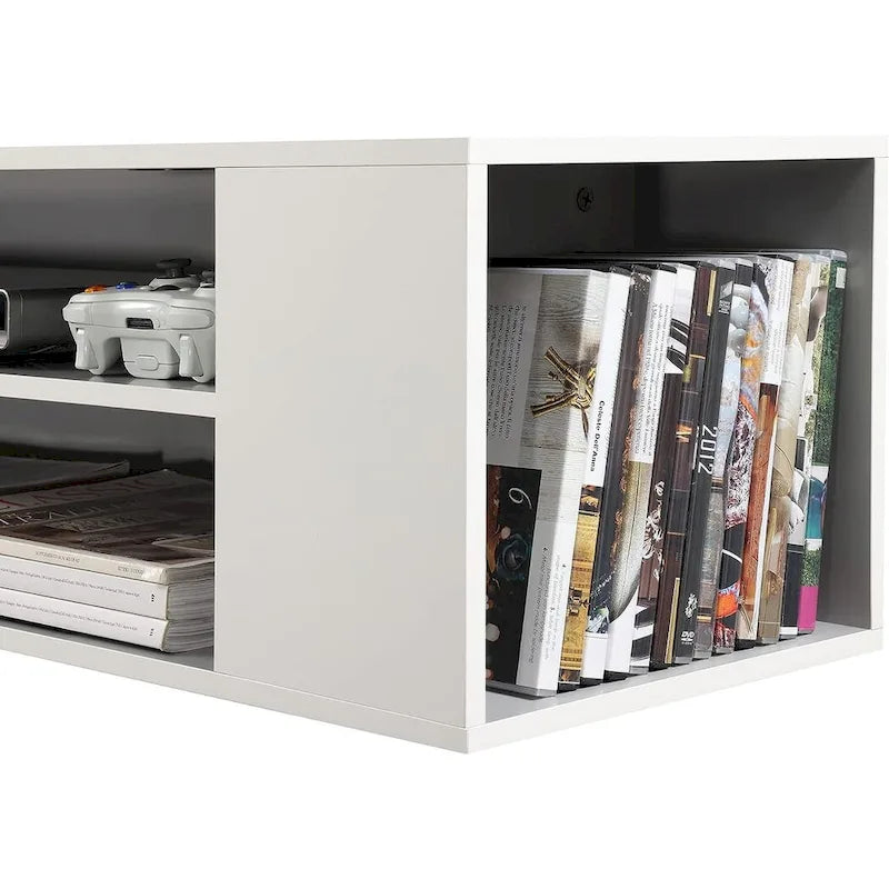 Meuble TV flottant, étagère murale, meuble de divertissement, buffet flottant sous TV, 99 cm