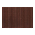 Tapis de chaise rectangulaire standard en bambou écologique – (72 x 48), qualité supérieure, tapis de chaise écologique