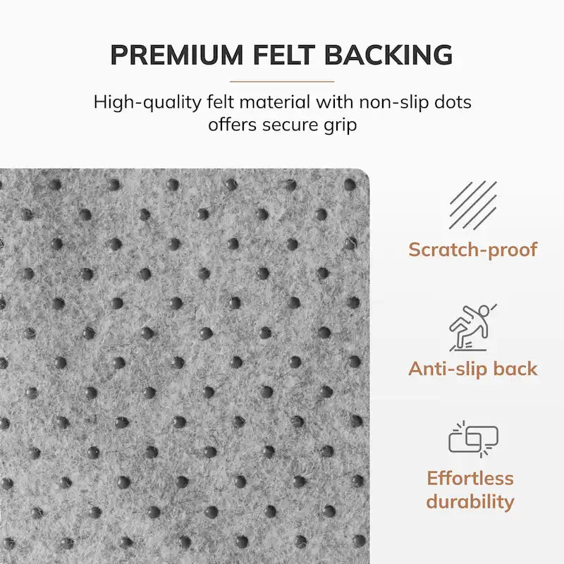 Tapis de chaise rectangulaire standard en bambou écologique – (72 x 48), qualité supérieure, tapis de chaise écologique
