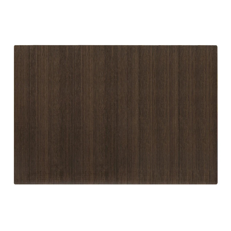 Tapis de chaise rectangulaire standard en bambou écologique – (72 x 48), qualité supérieure, tapis de chaise écologique