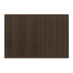 Tapis de chaise rectangulaire standard en bambou écologique – (72 x 48), qualité supérieure, tapis de chaise écologique