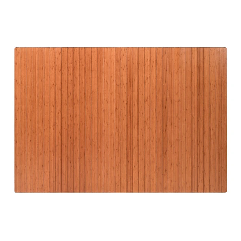 Tapis de chaise rectangulaire standard en bambou écologique – (72 x 48), qualité supérieure, tapis de chaise écologique